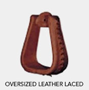 Tucker Oversized Leather Laced Stirrups